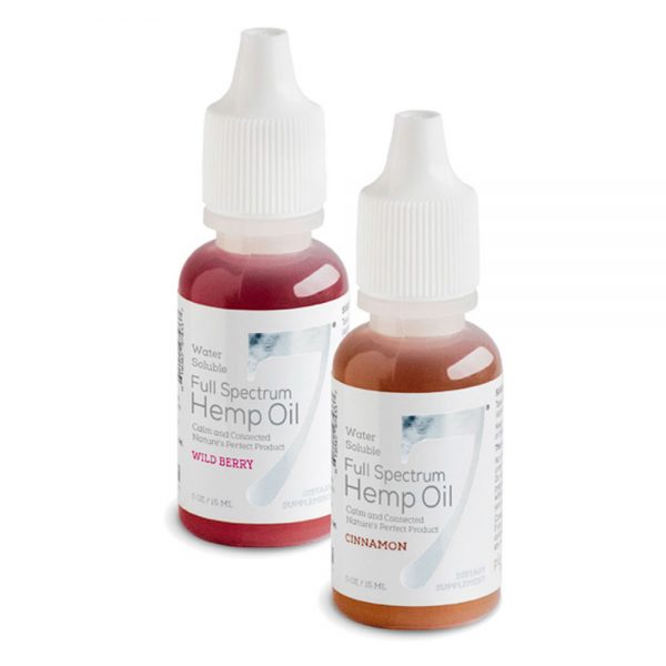 Silver 7-Day Travel Size Hemp CBD Oil 0.5oz Bottle PO